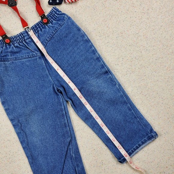 Vintage Suspender Jeans 18 months - Picture 4 of 9